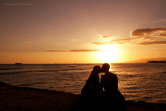 Sunset Lovers at Magic Island